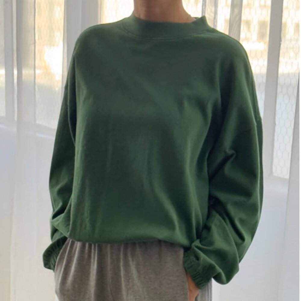 Le Bon Shoppe Daisy Long Sleeve Top - Basil - XS/S